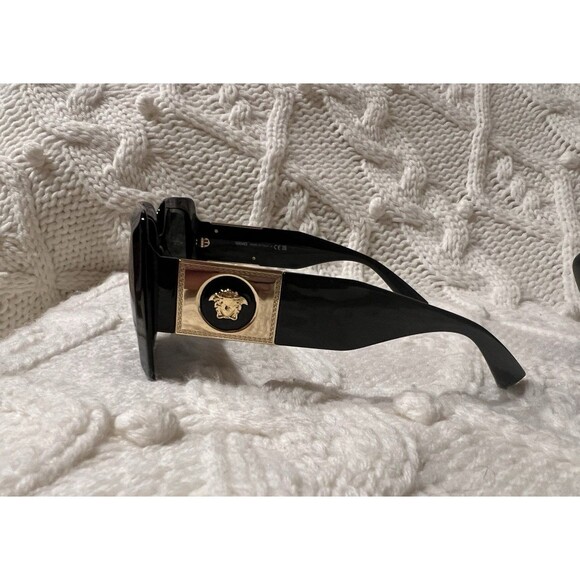 Versace VE4405 GB1/87 Black Authentic Rectangle Women\'s Sunglasses 54-22 140 New main image 9